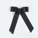 Black grosgrain Zoe petite bow