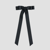 Bailee grosgrain hair bow in black