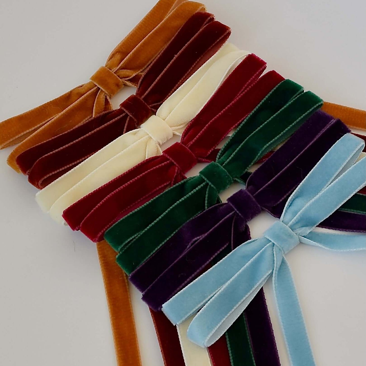 velvet bow ties in all sizes.