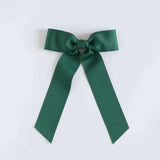 Forest green grosgrain Zoe petite bow