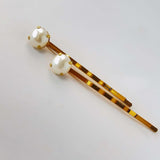 Gold Pearl Bobby Pins
