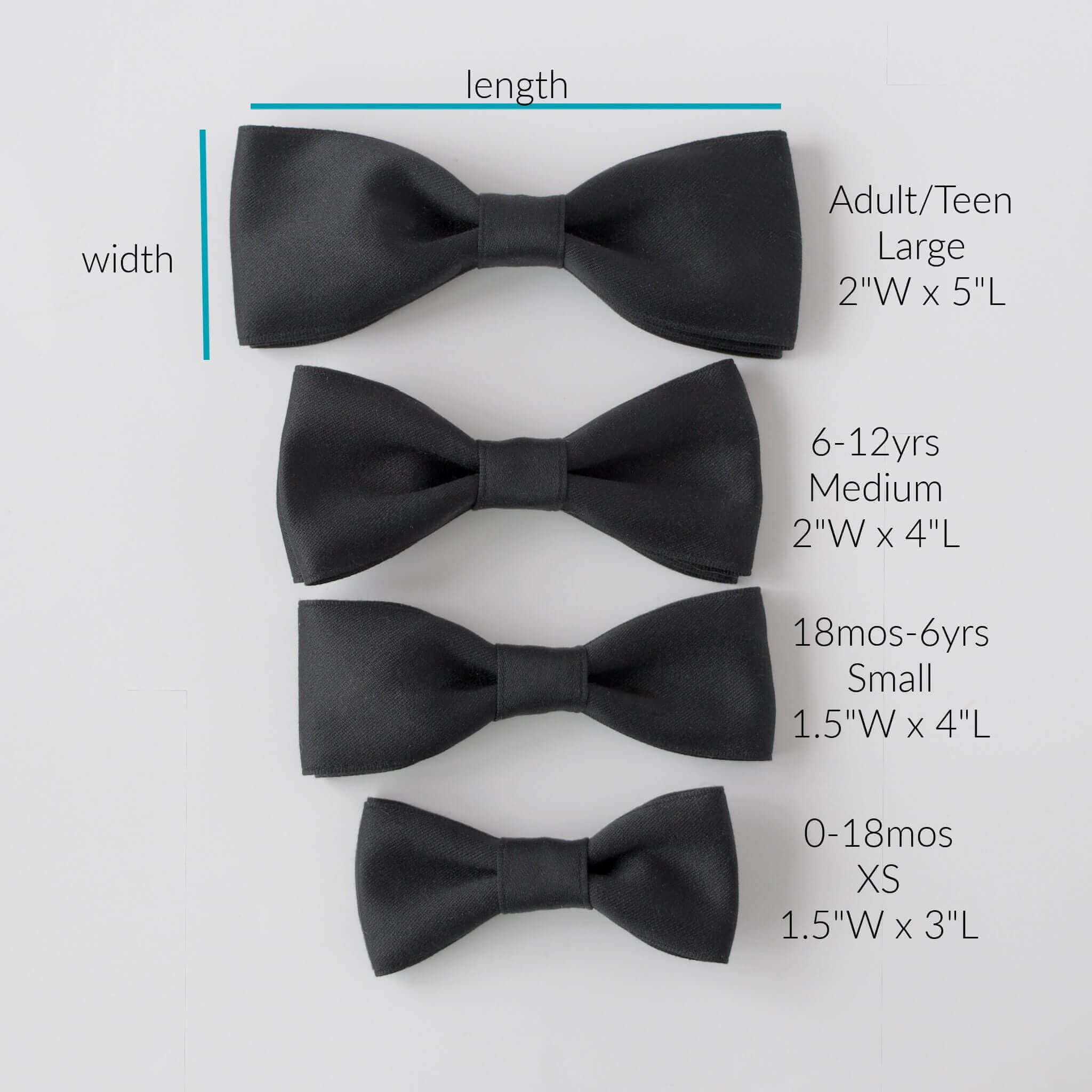 Matte Satin Bow Tie | 6-12yrs