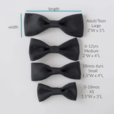Matte Satin Bow Tie | 6-12yrs