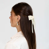 Elegant bridal hair bow
