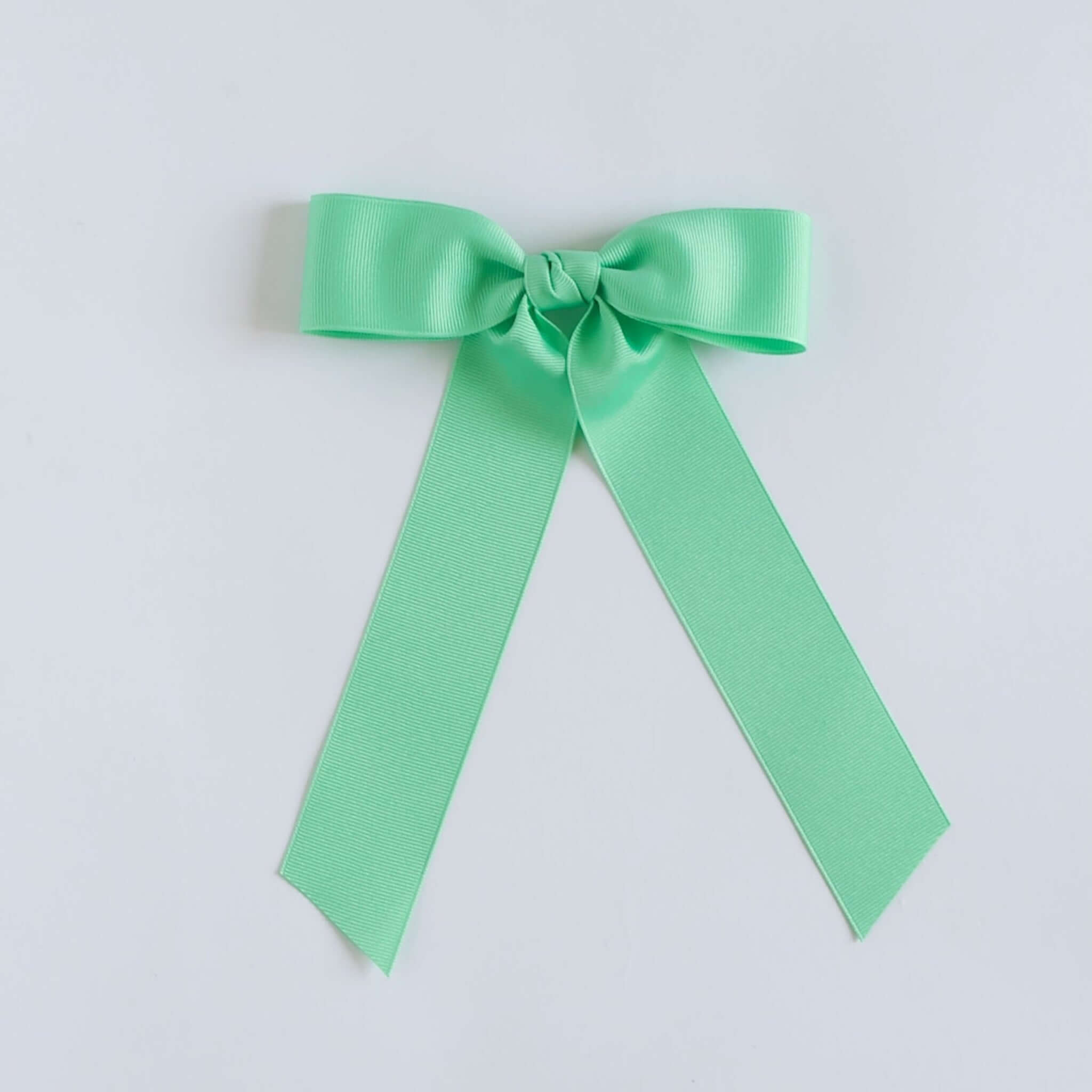 Mint green grosgrain Zoe petite bow