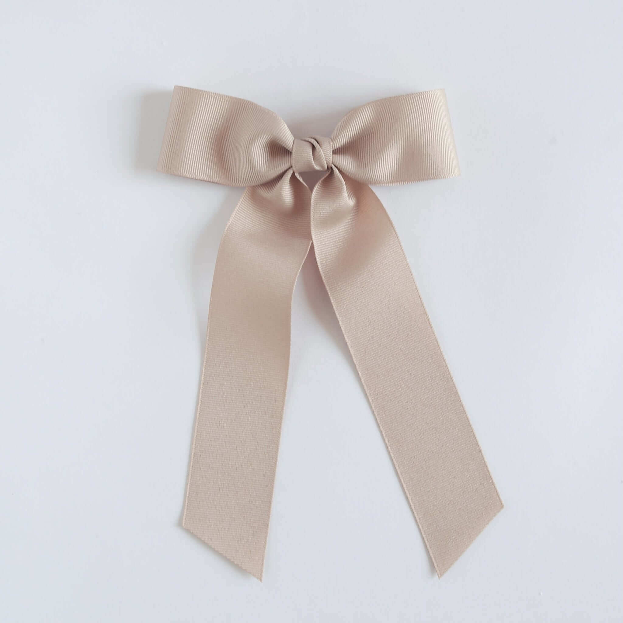 Oatmeal beige grosgrain Zoe petite bw