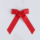 Red grosgrain Zoe petite hair bow