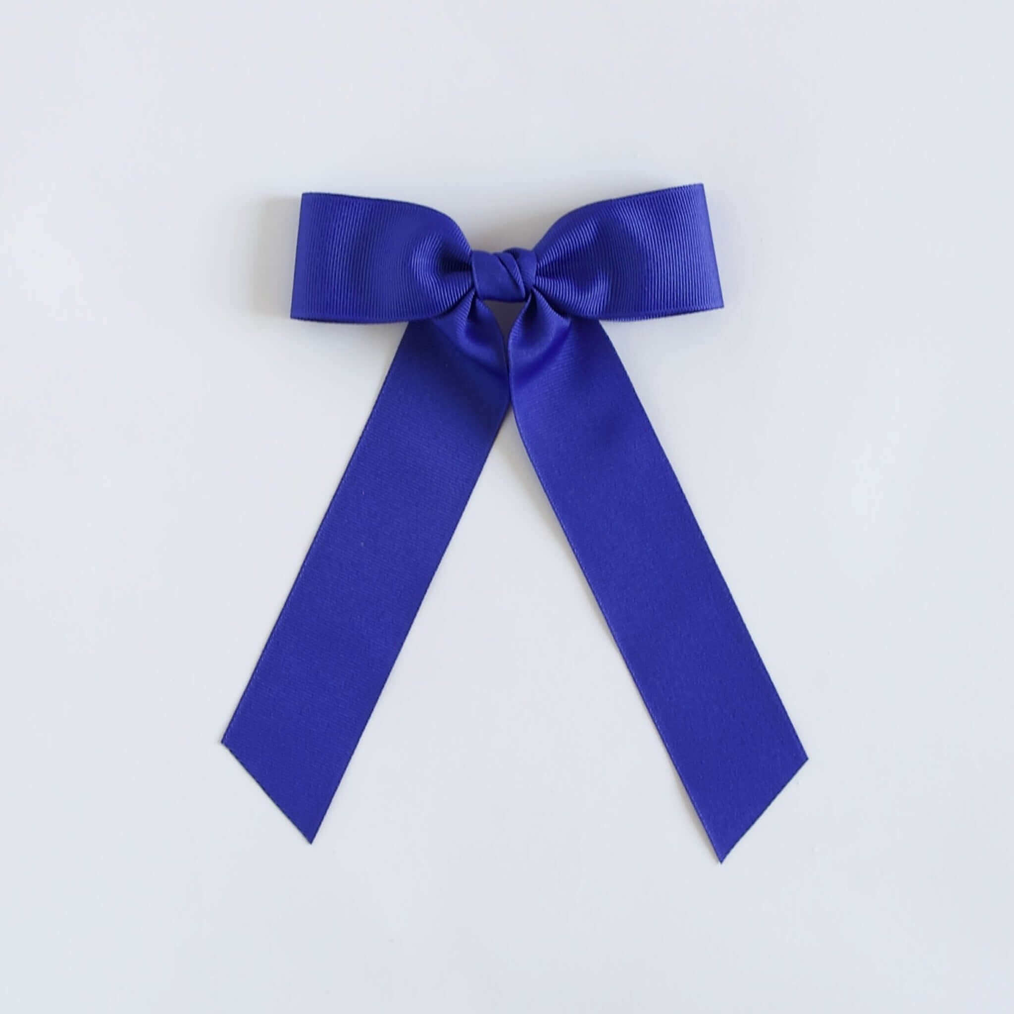 Royal blue grosgrain Zoe petite bow