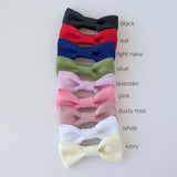 Matte Satin Bow Tie | 0-18mos