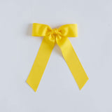 Yellow grosgrain Zoe petite hair bow