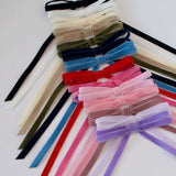 Velvet hair bows. Concert hair bows for girls.