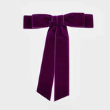 Chic velvet hair bows for ponytails and updos.