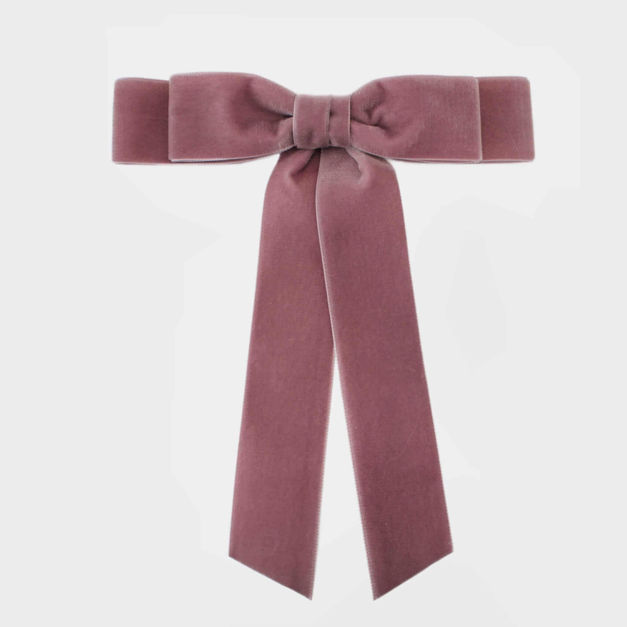 Grandmillennial hair accessories. Elegant velvet hair bow for women.
