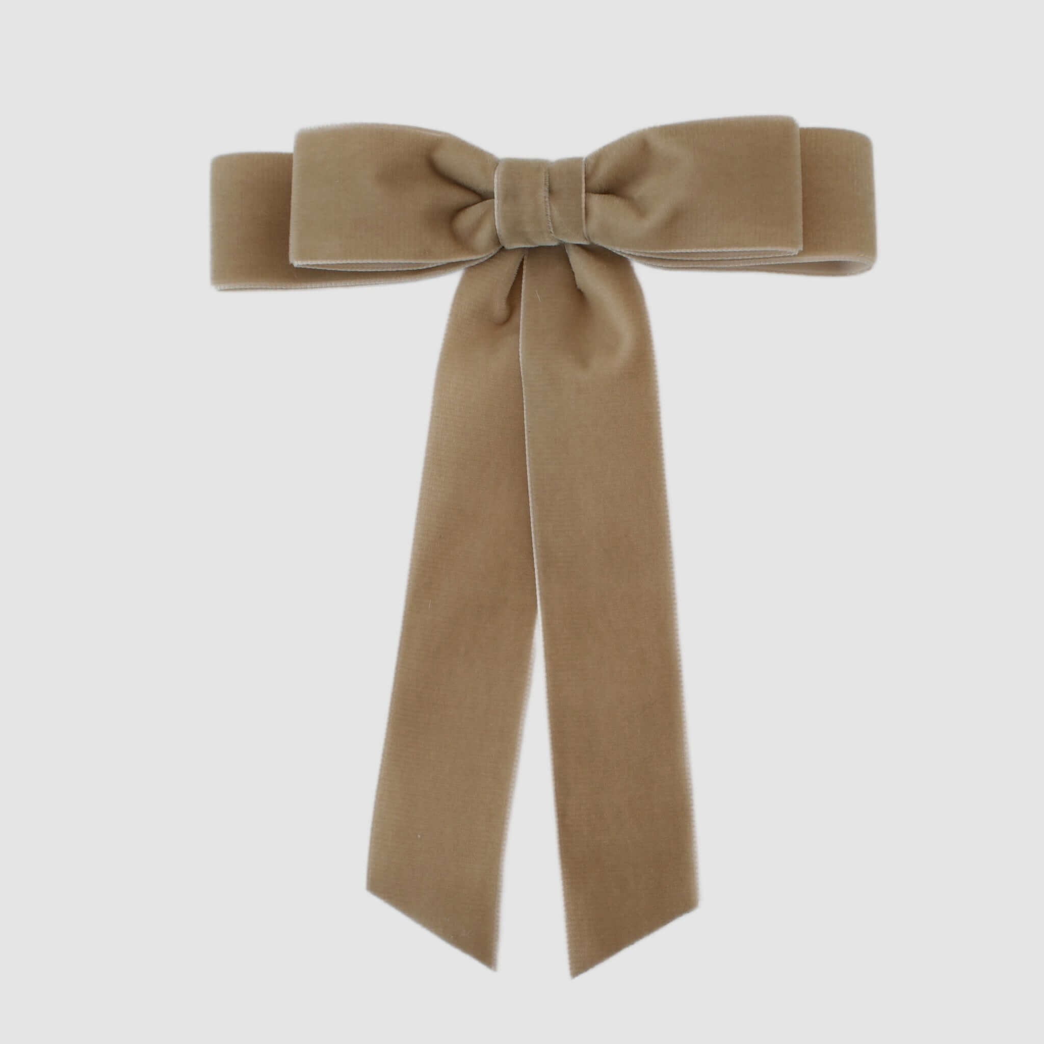 Work-friendly velvet hair bows for women.