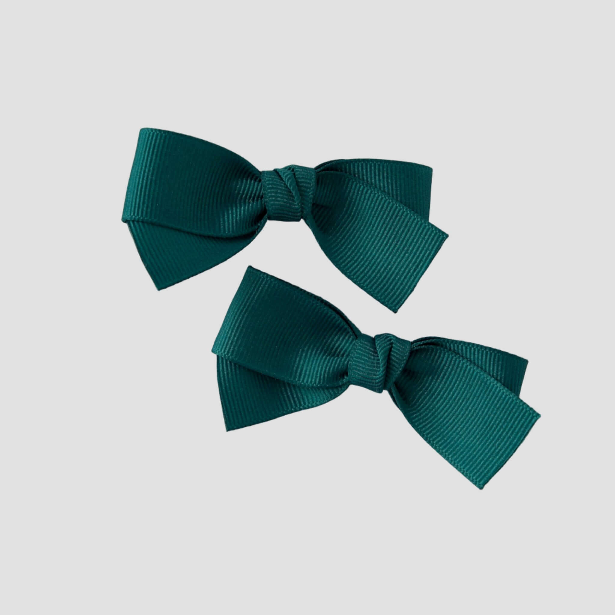 Jade 3 inch grosgrain pigtail set