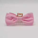 Velvet Bow Claw Clip