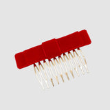 Velvet Bow Comb