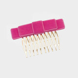 Velvet Bow Comb