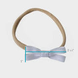 Maeve Matte Satin Bow Headband