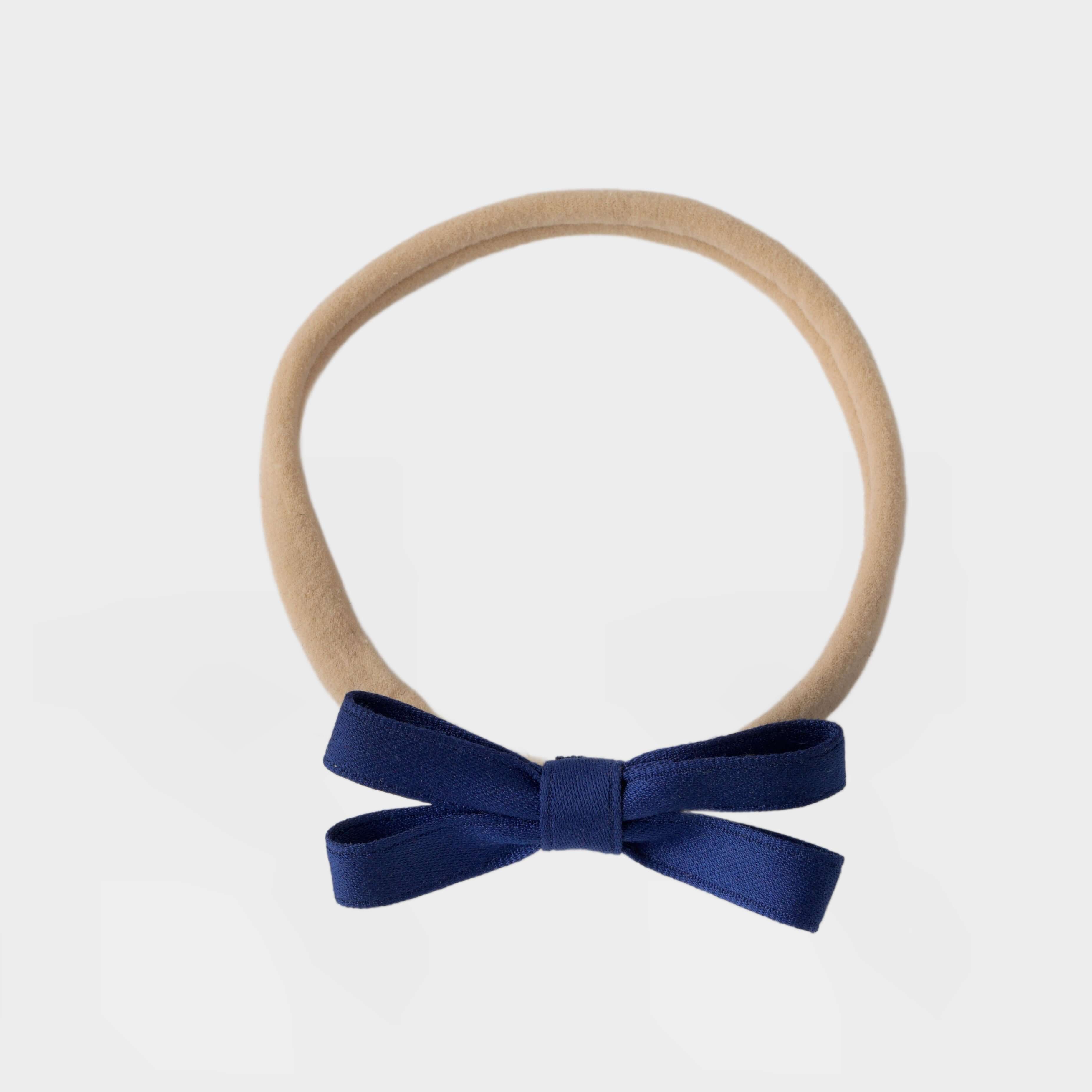 Maeve Matte Satin Bow Headband