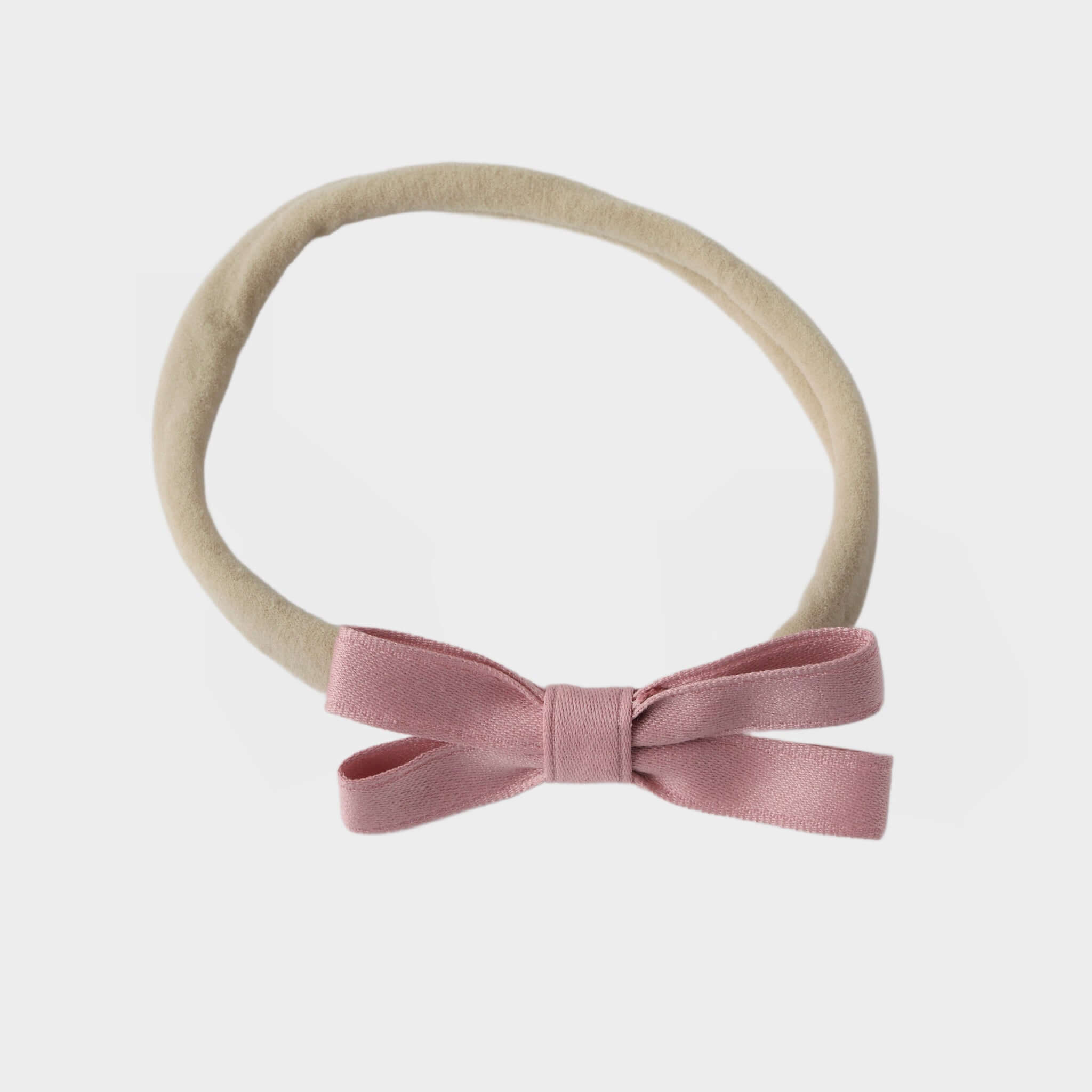 Maeve Matte Satin Bow Headband
