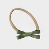Maeve Matte Satin Bow Headband