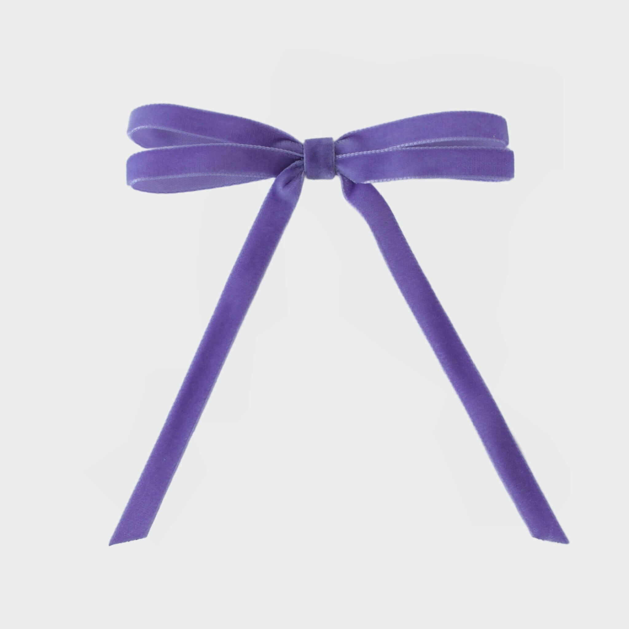 Lavender purple velvet bow. Shop hair accessories online.