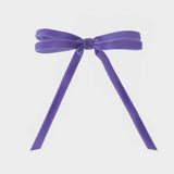 Lavender purple velvet bow. Shop hair accessories online.