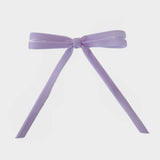 Lilac purple velvet bo, chic hair accessories 2025