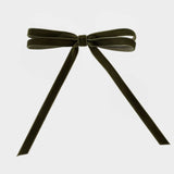 Olive green designer hair accessories.