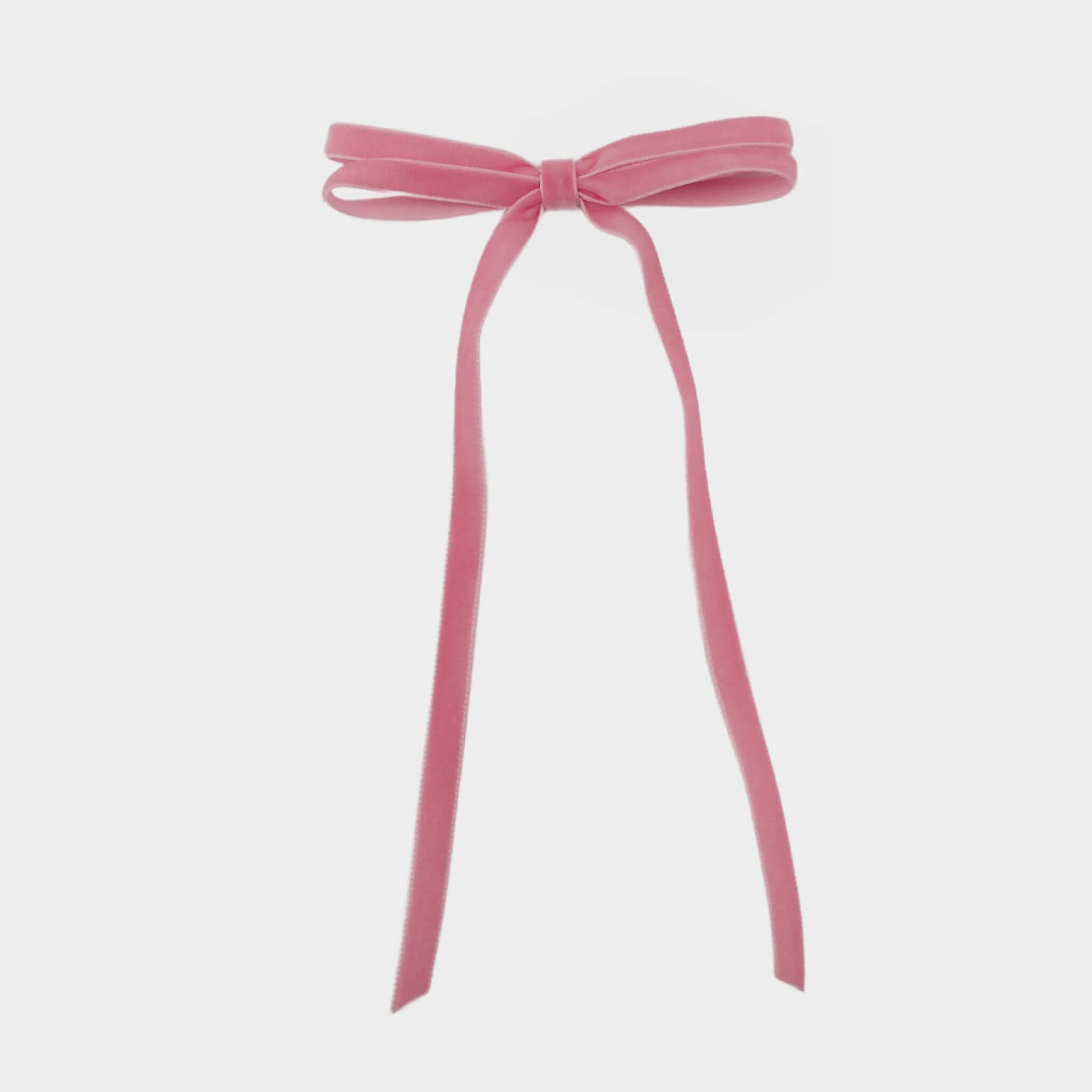 Blush pink velvet bow. Wedding hair accessories.
