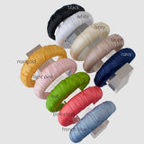 Satin wrapped wide padded headband