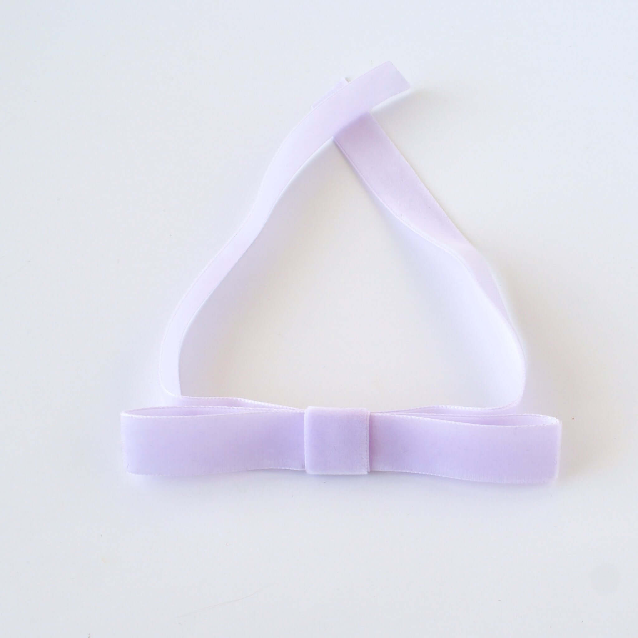 Velvet Ponytail Bow