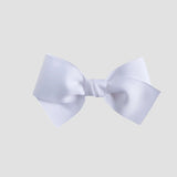 White bow on a white background