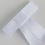 White Zoe Mini Satin Bow