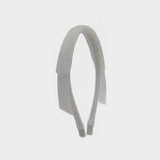 Riley Bow Headband | White