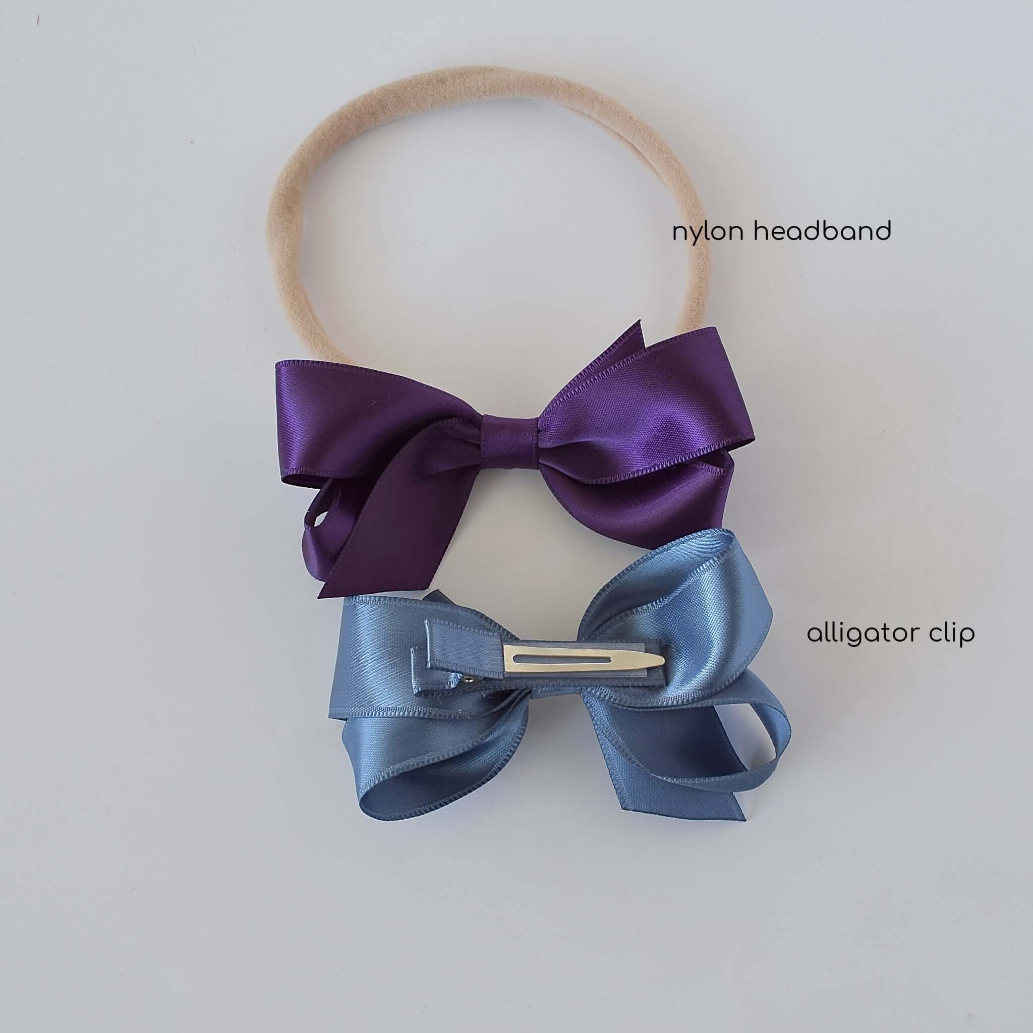 3 inch Satin Penelope Bow Clip | Headband