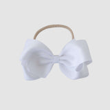 Penelope Matte Satin Bow Headband | 5 inch