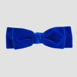 Royal blue Ava bow on a white background