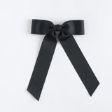 Black grosgrain Zoe petite bow