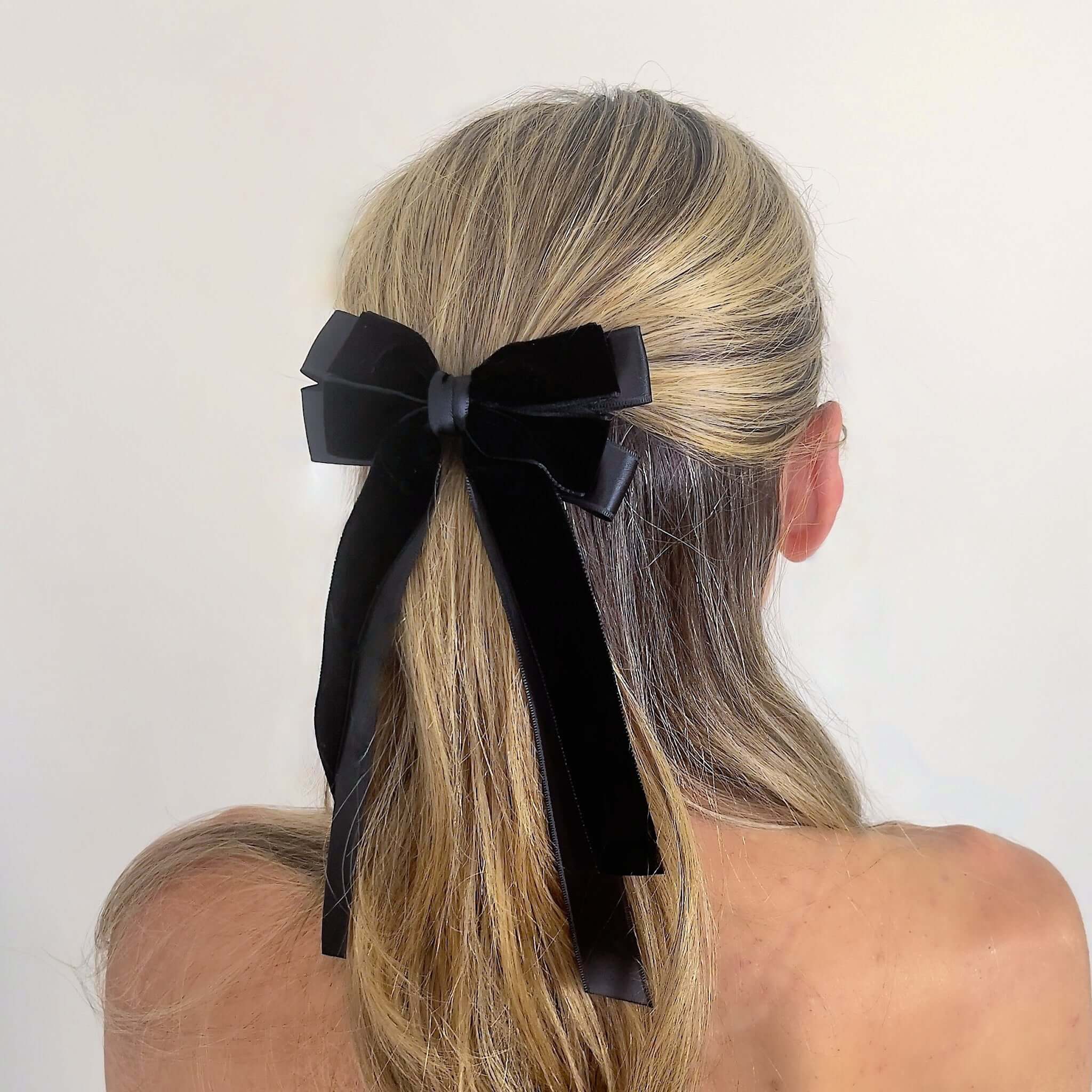 Emerson Satin and Velvet Bow