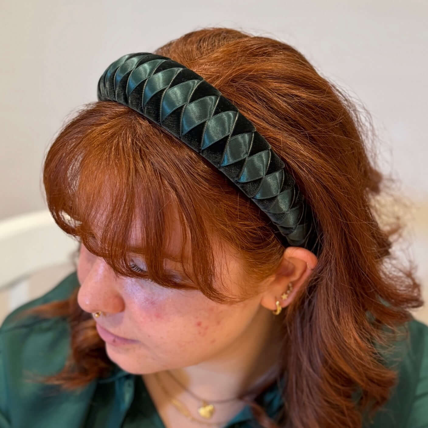 Frankie Headband in Satin and Velvet