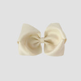 Ivory bow on a white background