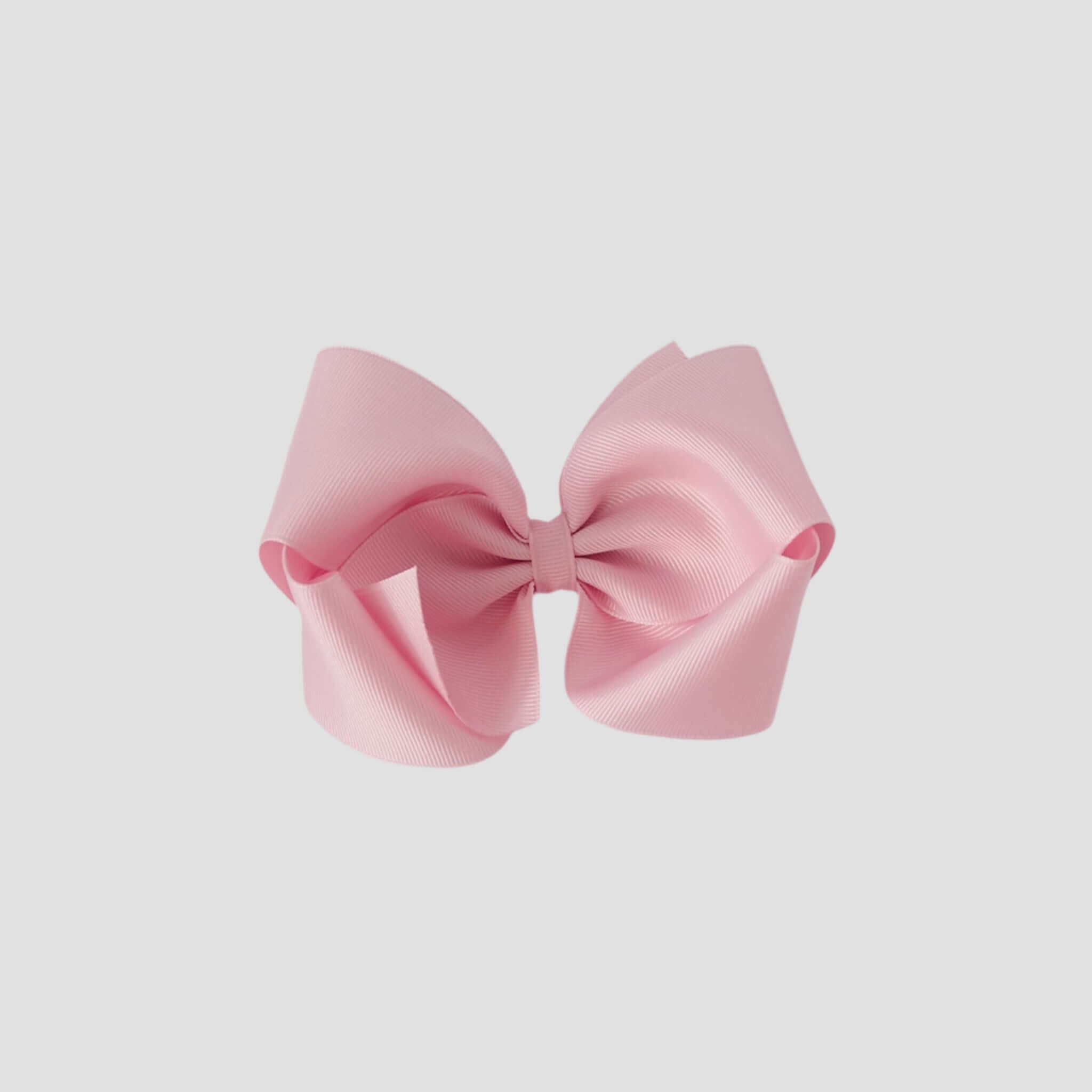 Light pink bow on a white background