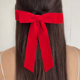 Chic and elegant hair accessories for women. Handmade velvet hair bows.