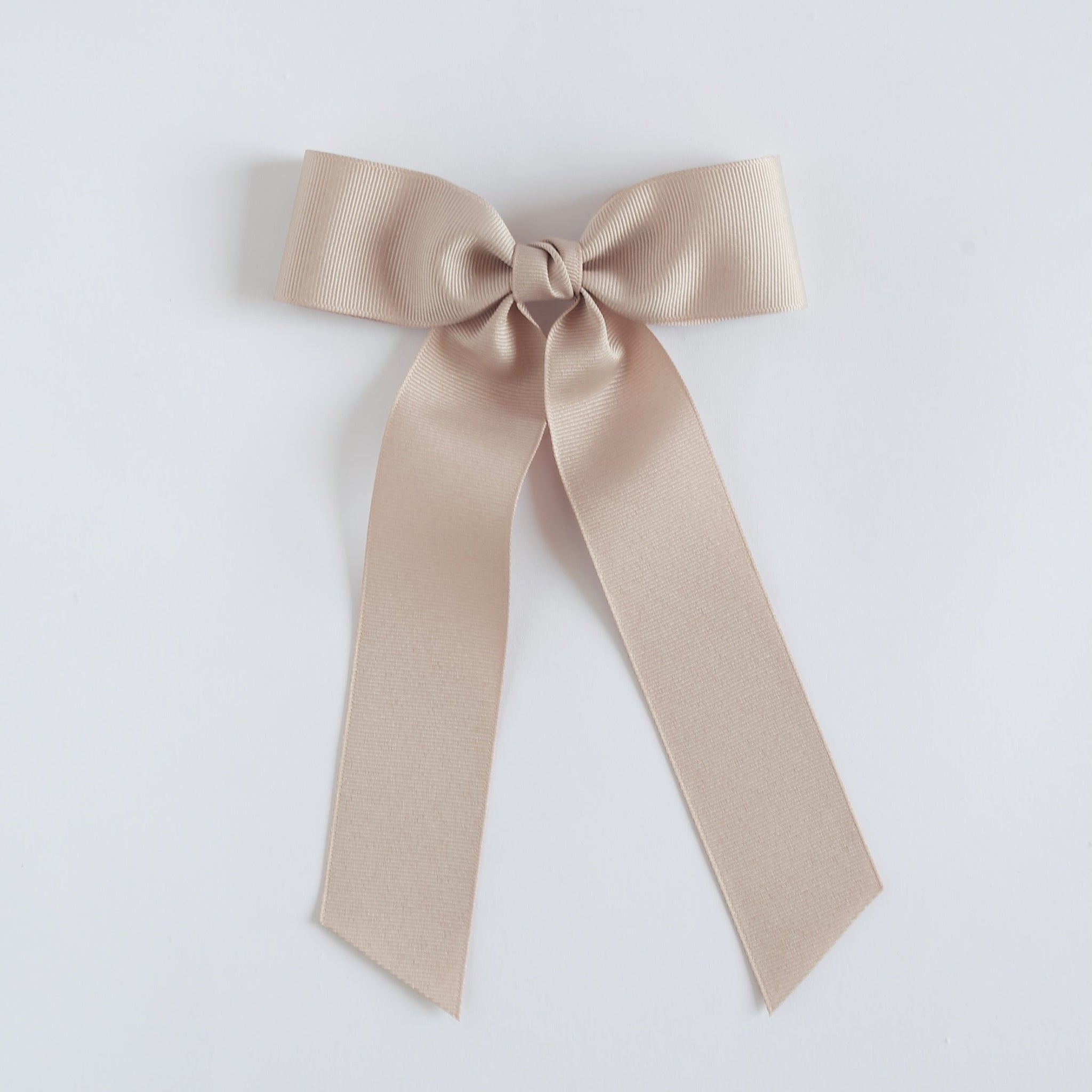 Oatmeal beige grosgrain Zoe petite bw