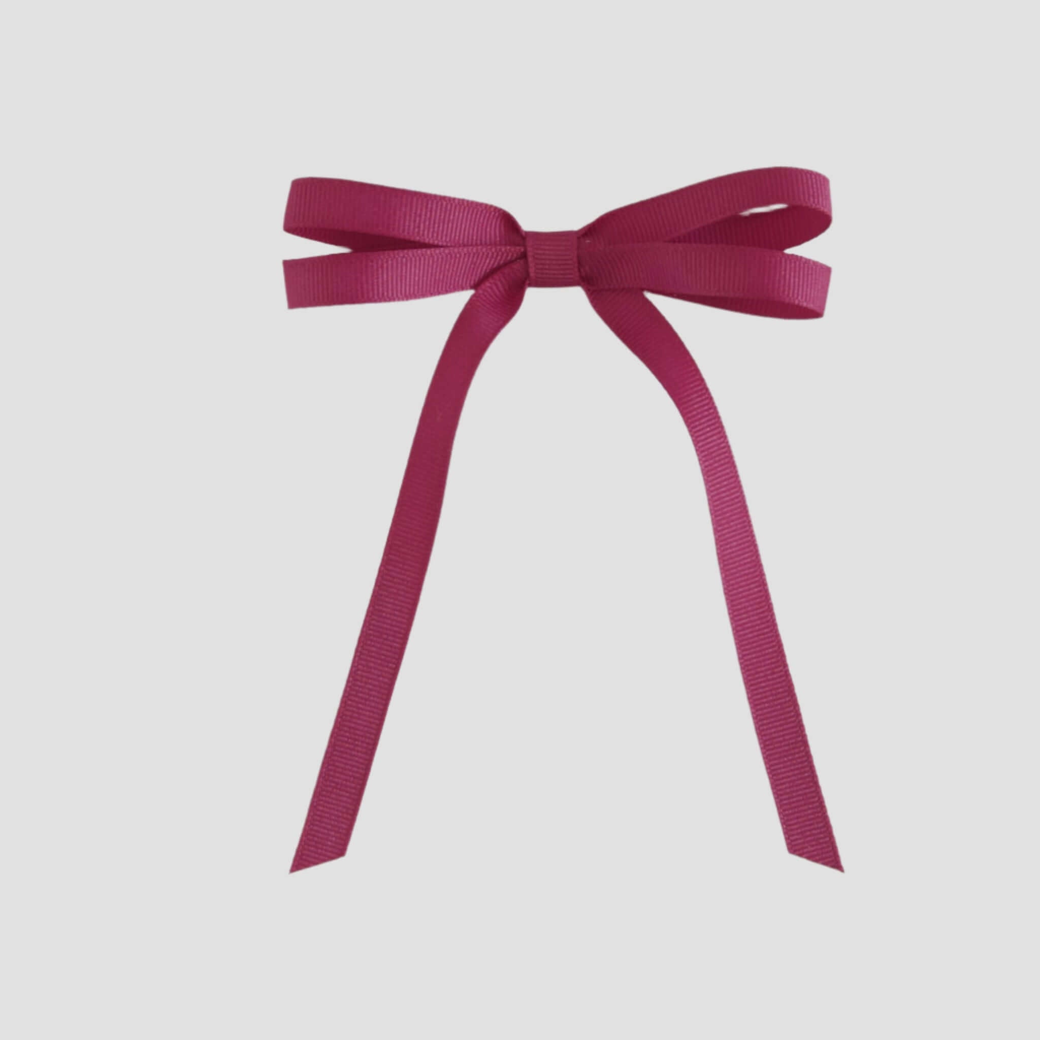 Azalea grosgrain ribbon bow on a white background