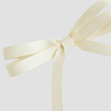 Olivia bow close-up on a white background