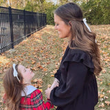 Mommy and me matching hair accessories.