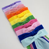 Spring/Summer 2026 Zoe petite velvet hair bow on a white background.